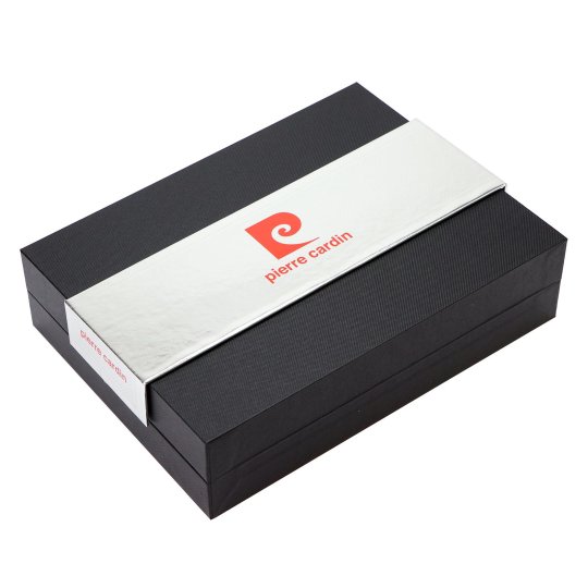 Pierre Cardin BOX#PC5 černá + stříbrná